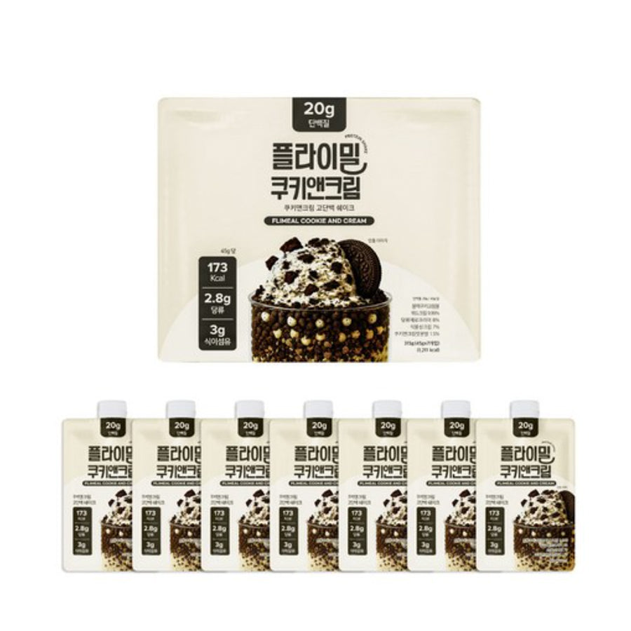 FLIMEAL Protein Shake - Cookie & Cream (45g x 7ea)