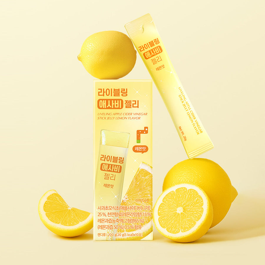 🎁 Liveling ACV Jelly - Lemon (20g x 10ea) (100% off)