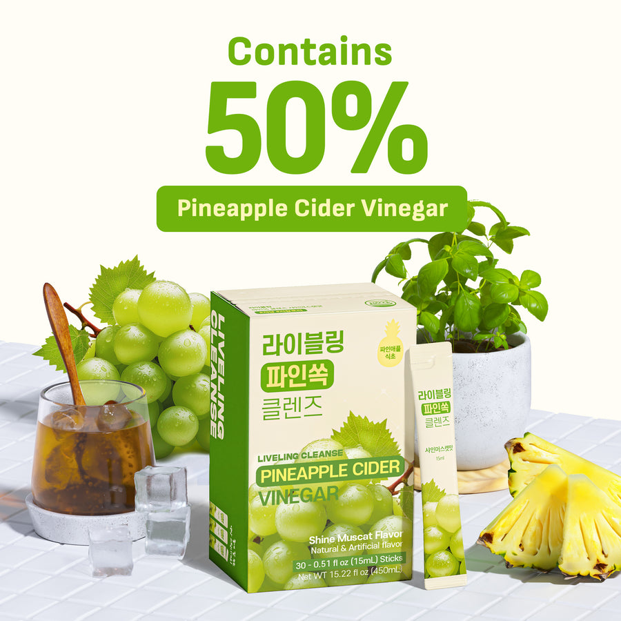 Liveling Pineapple Cleanse - Green Grapes (15ml x 30ea)