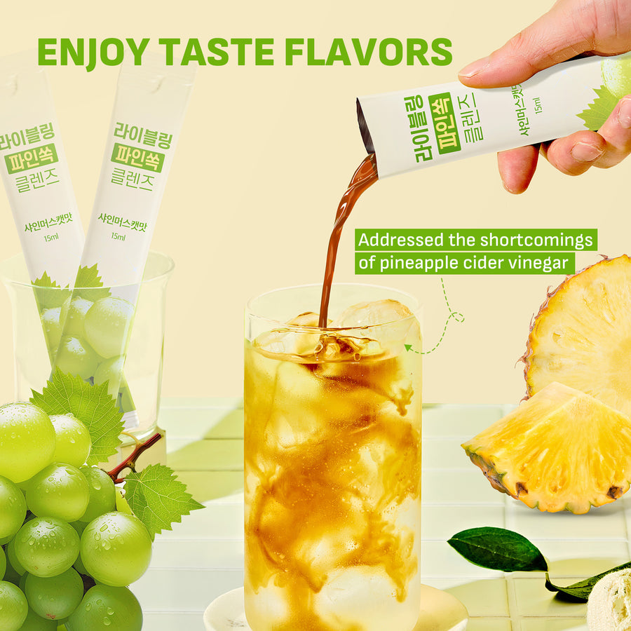 Liveling Pineapple Cleanse - Green Grapes (15ml x 30ea)
