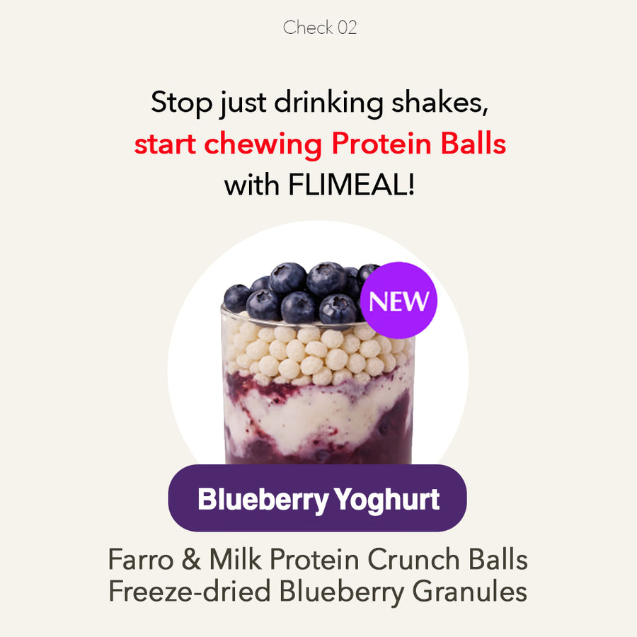 FLIMEAL Protein Shake - Blueberry Yoghurt (630g)