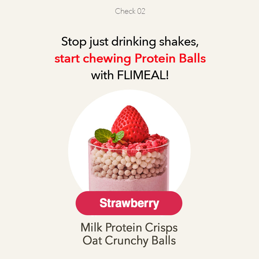 FLIMEAL Protein Shake - Strawberry (45g x 7ea)