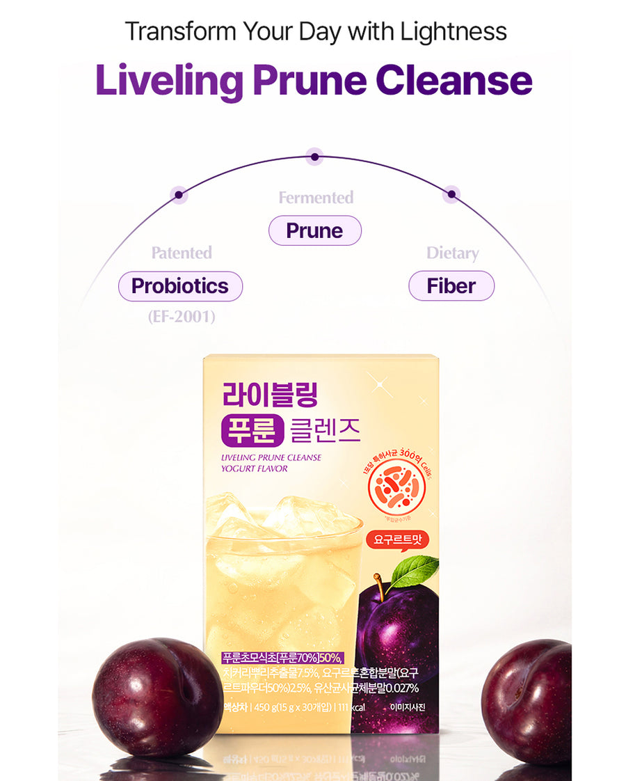 Liveling Prune Cleanse - Yoghurt Flavour (15ml x 30ea)