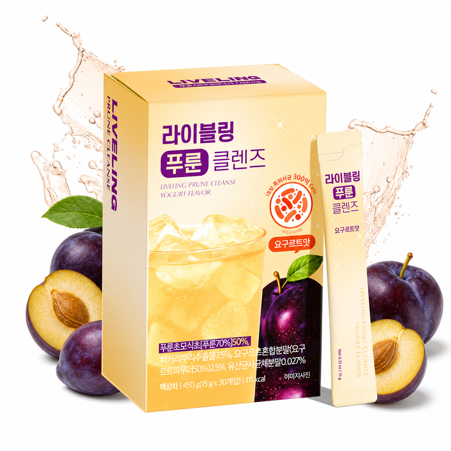 Liveling Prune Cleanse - Yoghurt Flavour (15ml x 30ea)